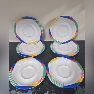 Set of 6 Saucers Harlequin Primary by MIKASA
Discontinued